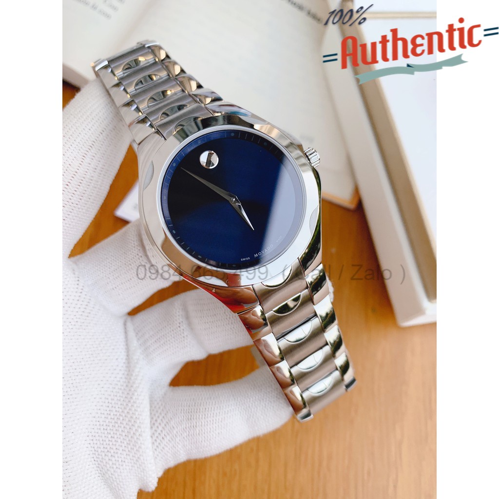 Đồng Hồ Nam Movado Luno Quartz Blue 0606380
