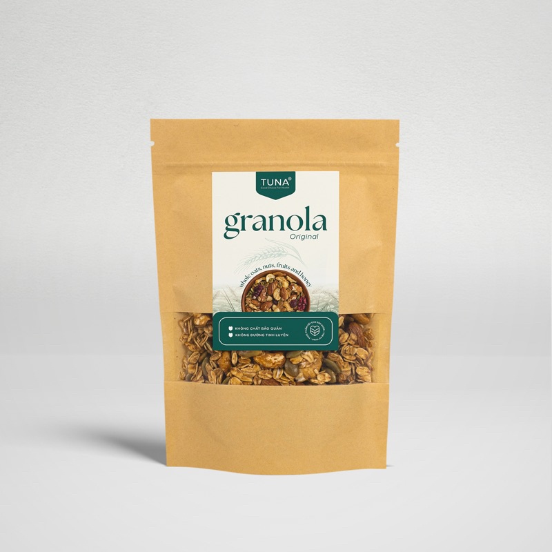 Granola Ngũ cốc Ăn Kiêng Không Đường Vị Truyền thống 250g