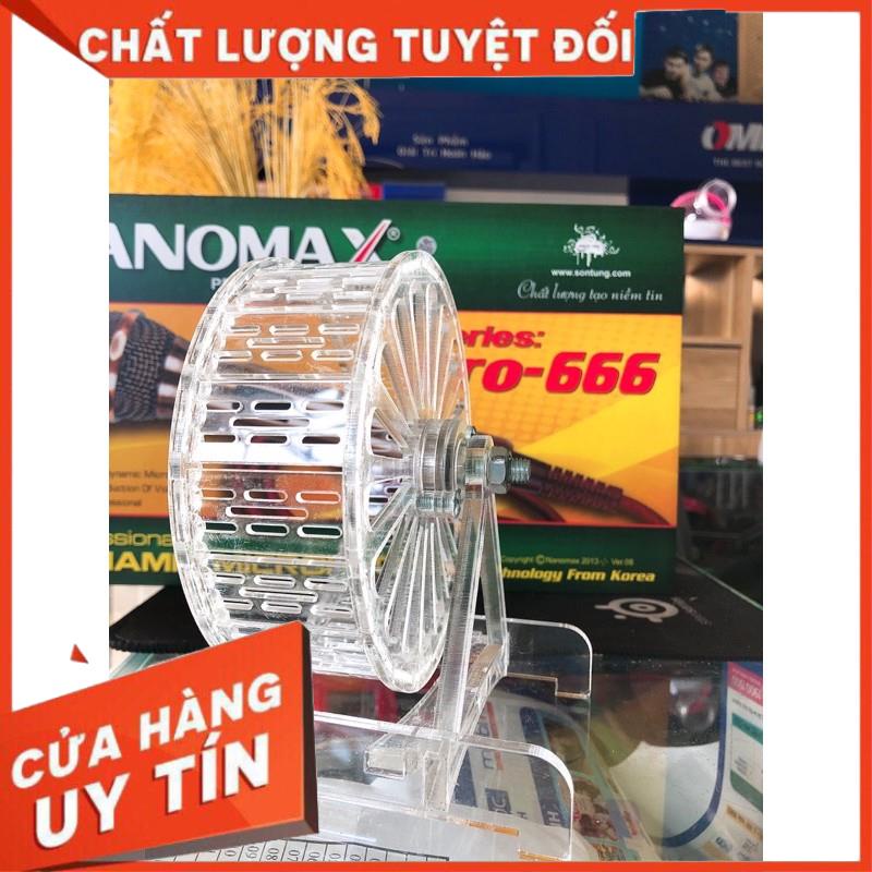 Vòng quay trong suốt, hamster Wheel, Size S D 12.5cm