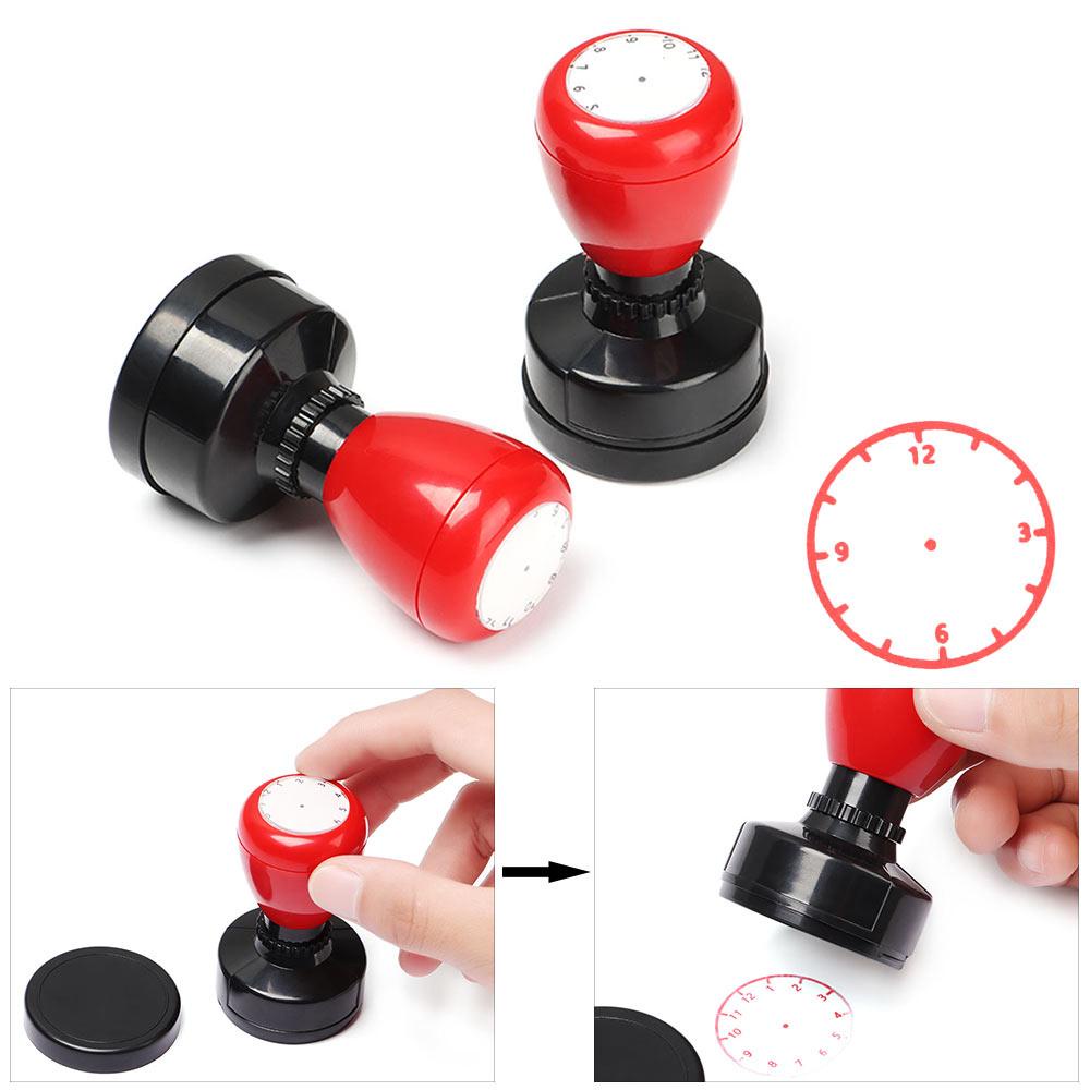 PISTA 1 Con Dấu Đồ Chơi Hình Đồng Hồ Cho Bé