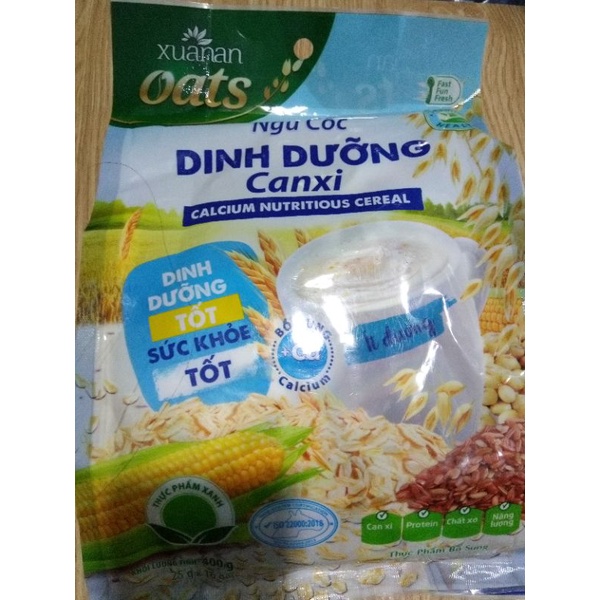 Ngũ cốc Dinh dưỡng Canxi 5 loại đậu Xuân An 400g (25gx16gói)