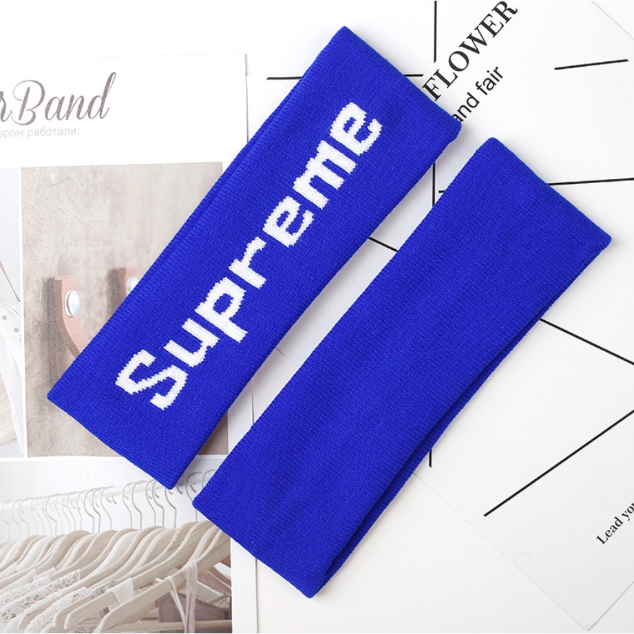 Băng đô thể thao len bản lớn Headband đeo trán tập Gym Yoga chơi thể thao thời trang