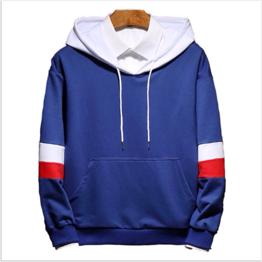 Áo Khoác Hoodie Nam Viền Màu H03