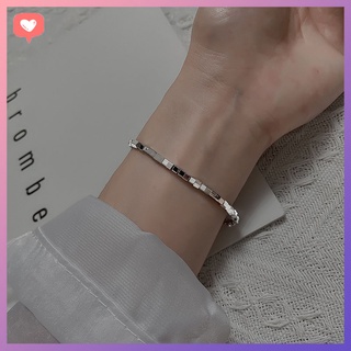 Vòng tay nữ sang chảnh chuỗi hạt vuông cá tính V5 Give.love shop phụ kiện thời trang