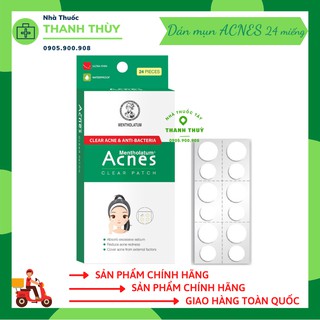 Miếng dán mụn acnes clear patch hộp 24 miếng