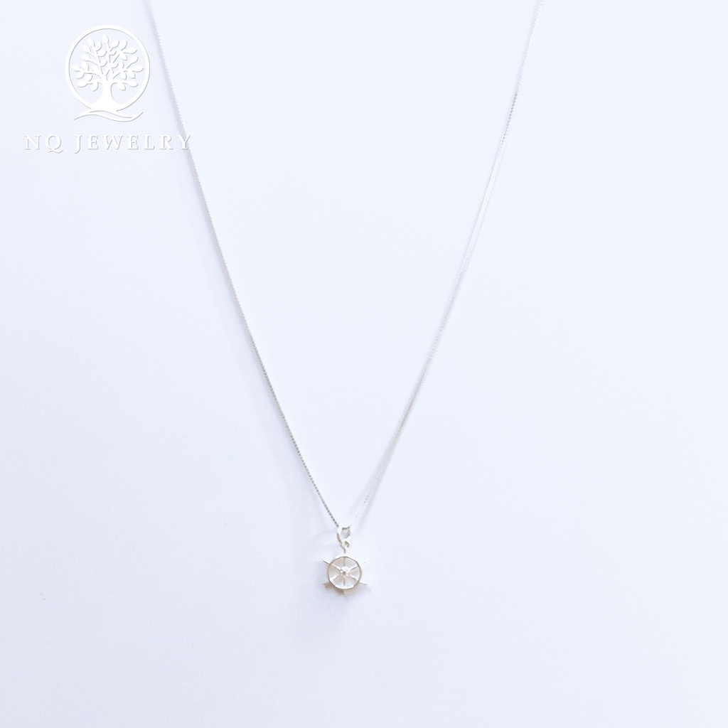 Dây chuyền bạc mặt bánh lái - NQ Jewelry