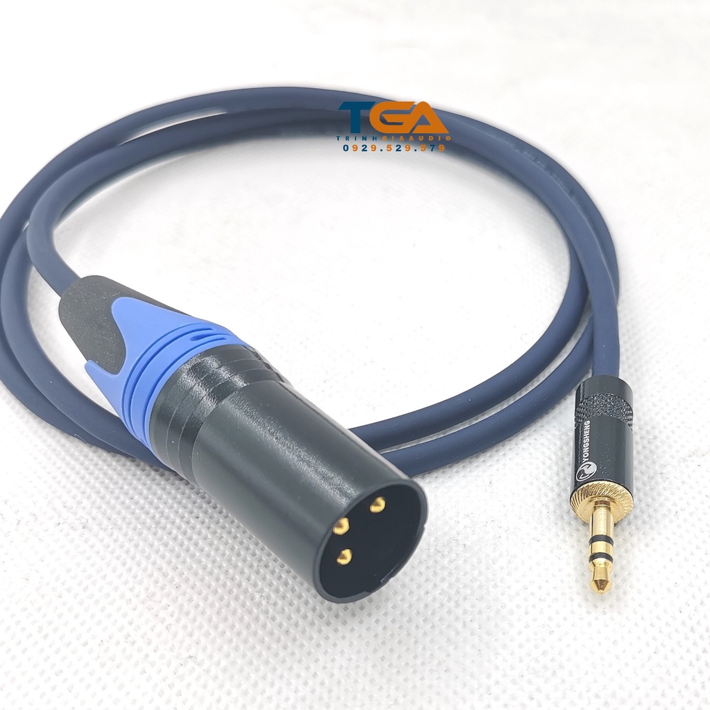 Dây 3.5 mm Ra Canon Đực