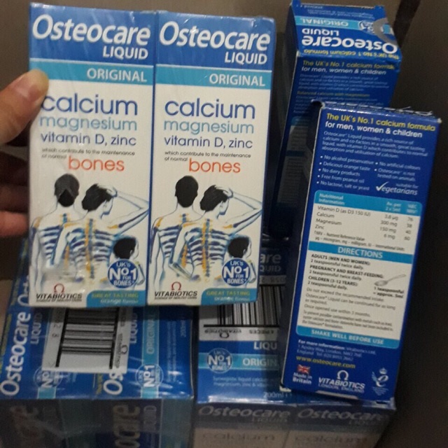 Canxi nước Osteocare 200ml uk date 2023