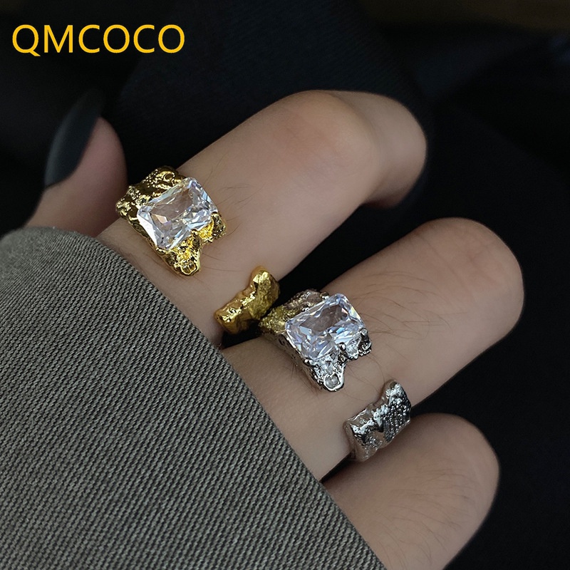 Nhẫn Hở Đính Đá Zircon Kiểu Dáng Sang Trọng Cho Nữ