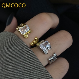  Nhẫn Hở Đính Đá Zircon Kiểu Dáng Sang Trọng Cho Nữ 