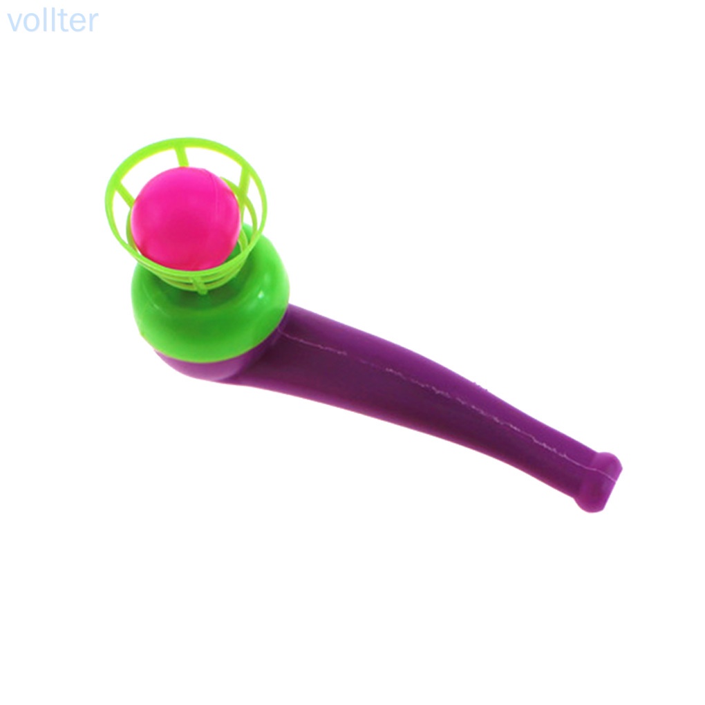 Set 10 quả bóng thổi đồ chơi bằng nhựa phong cách truyền thống màu sắc ngẫu nhiên vui nhộn cho bé