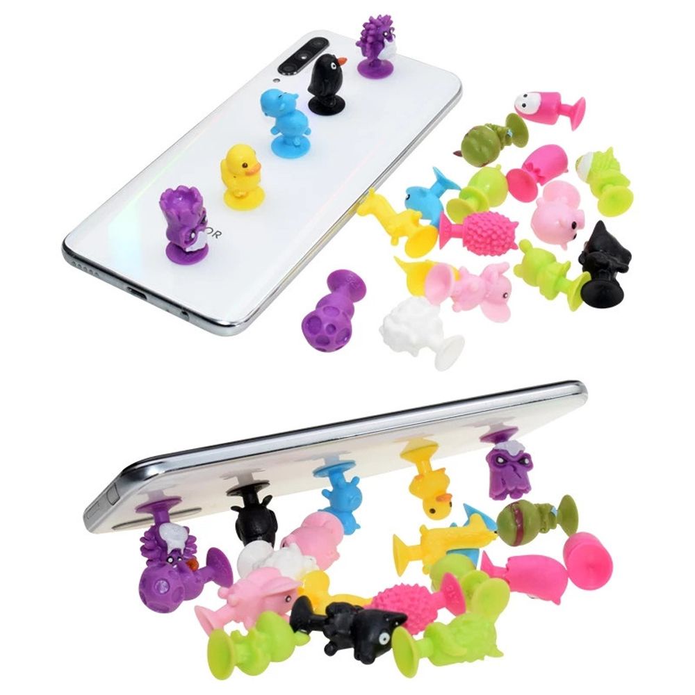 Set 20 Mô Hình Đồ Chơi Nhân Vật Hoạt Hình Có Giác Hút Vui Nhộn Cho Bé