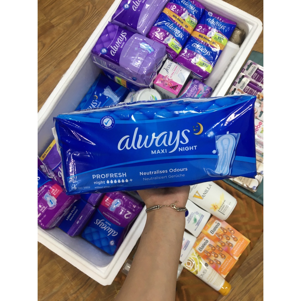Băng vệ sinh Always Đức các loại