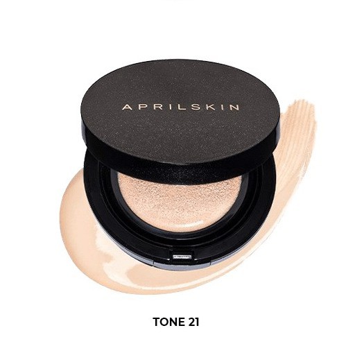 Phấn nước trang điểm April Skin Black Magic Snow Hàn Quốc 15g