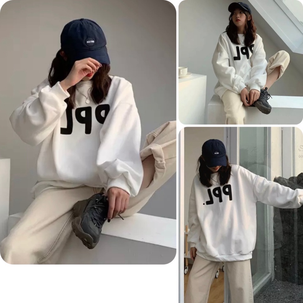 SPK- Áo hoodie nữ, áo khoác nữ from rộng màu trắng phong cách ulzzang hàn quốc đủ size S M L SKUA-08