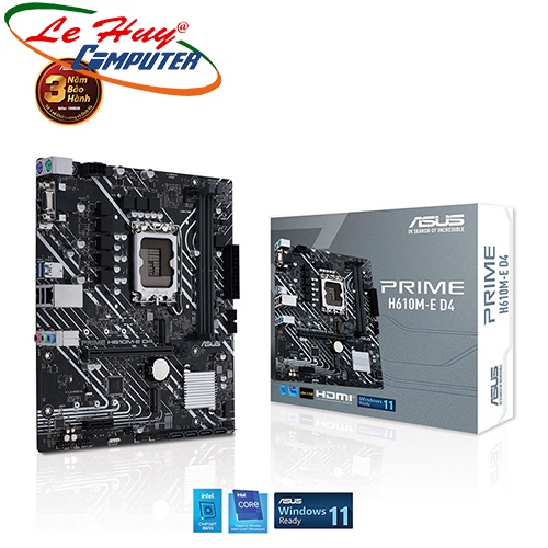 Bo mạch chủ Mainboard ASUS PRIME H610M-E D4