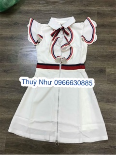 Váy gucci cổ bèo