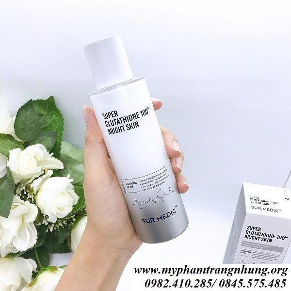 Nước hoa hồng Sur.Medic Super Glutathione 100 Bright Skin