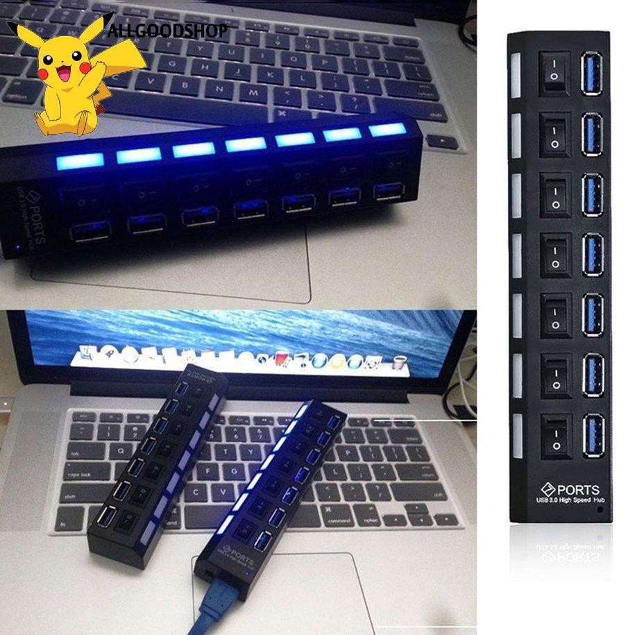 BỘ CHIA 7 CỔNG USB HUB 3.0 CÓ CÔNG TẮC-USB Expansion Splitter