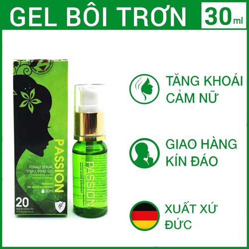 Gel bôi trơn Passion 30ml - kích thích - tăng khoái cảm nữ