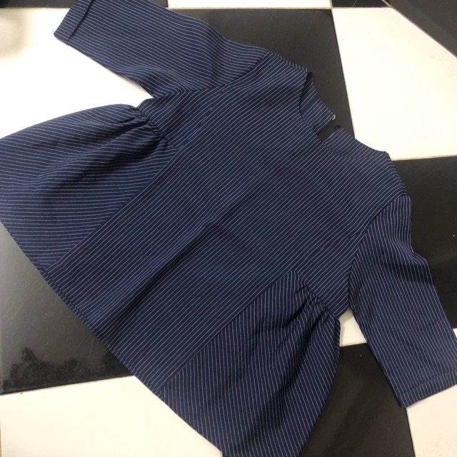 ÁO PEPLUM SỌC