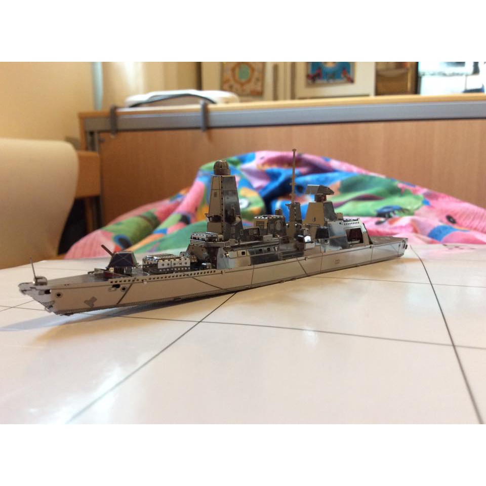 Mô Hình Lắp Ráp 3d Tàu Khu Trục HMS Dauntless – Anh