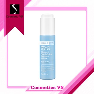 RESIST ADVANCED PORE-REFINING TREATMENT 4% BHA Tinh chất giúp giảm và tái tạo Đặc biệt Paula’s Choice