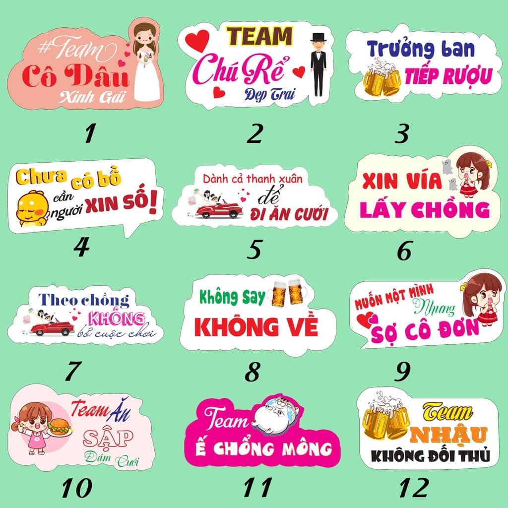 HASTAG ĐÁM CƯỚI, HASHTAG CẦM TAY CHỤP ẢNH, MẪU MÃ ĐA DẠNG, NHIỀU MẪU MỚI