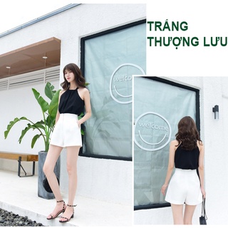 Quần đùi nữ , quần short cạp cao