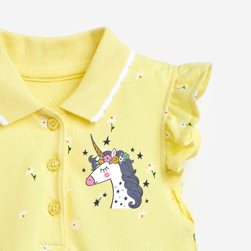 Váy đuôi cá Little Maven, váy cotton cho bé cực xinh