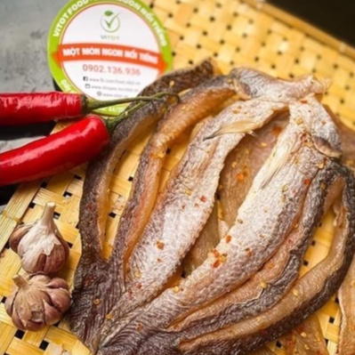 Khô Cá Lóc 2 Nắng VITOT Ngon Đậm Đà Đến Từng Thớ Thịt, Đóng Gói 500gr