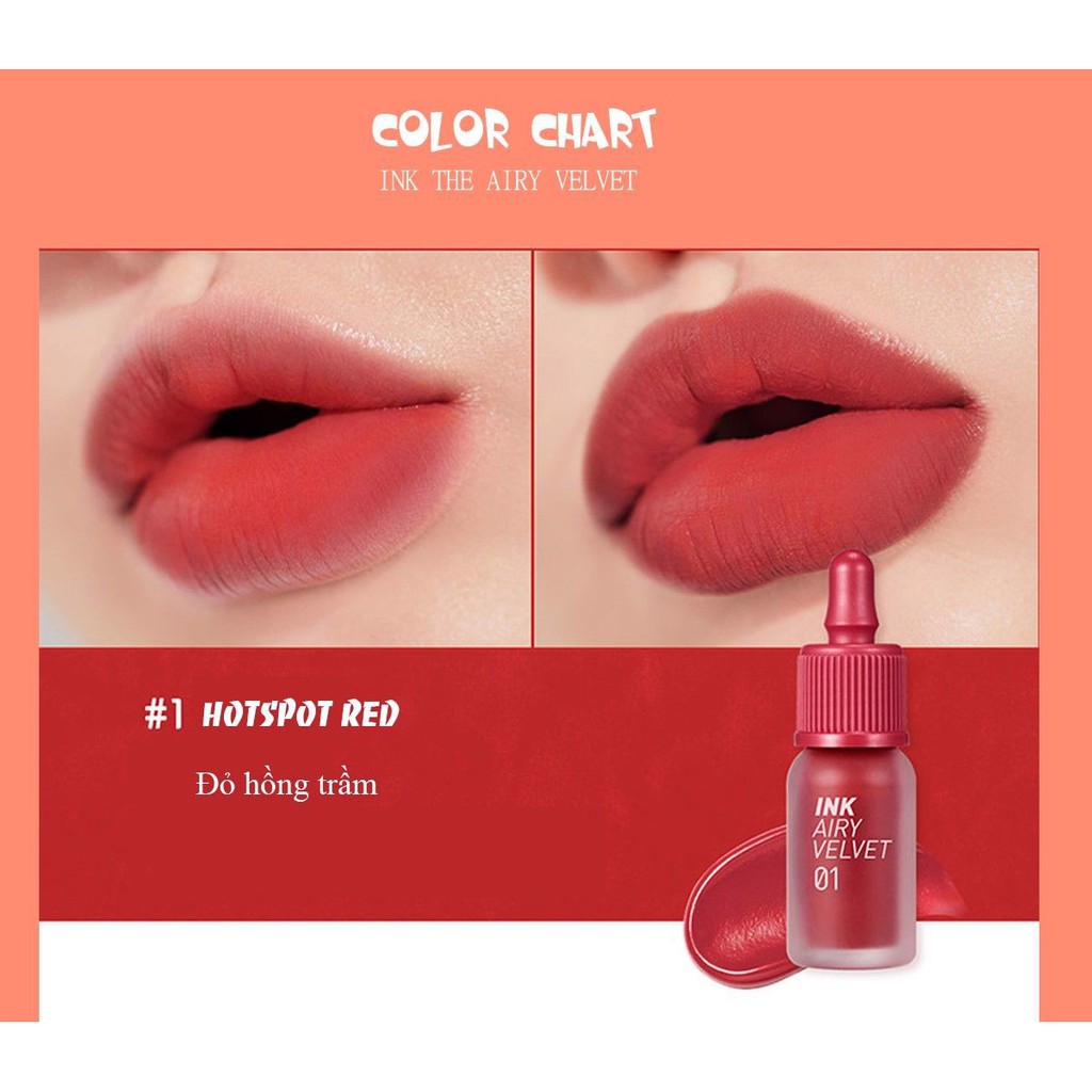 [AUTH] Son Kem Lì Peripera Ink Airy Velvet Tint. Có sẵn | BigBuy360 - bigbuy360.vn