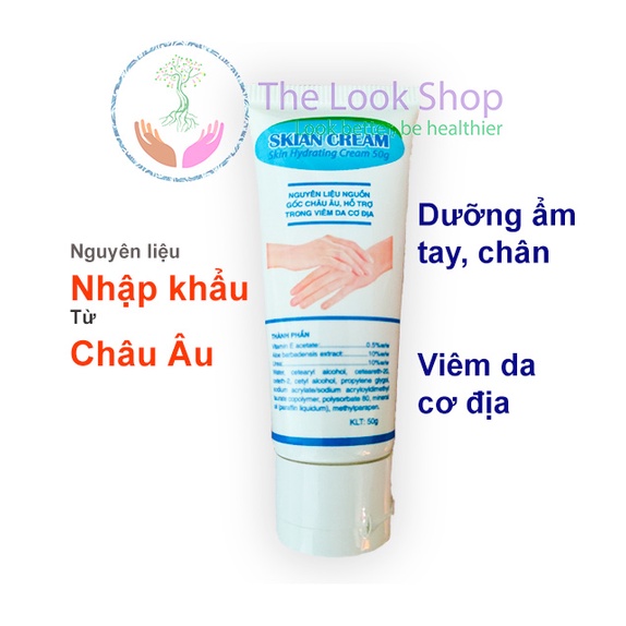 Kem dưỡng ẩm tay chân Skian Cream - Nguyên liệu nhập khẩu từ Châu Âu