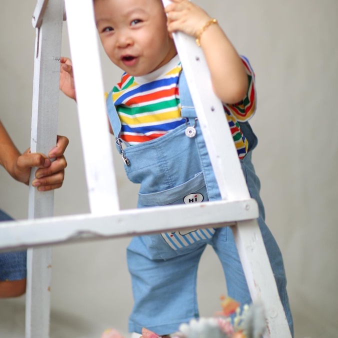 Set áo thun quần yếm khủng long cho bé trai 1 2 3 4 tuổi MINTSCLOSET Mint's Closet - YE5037 - S875 - YE5059