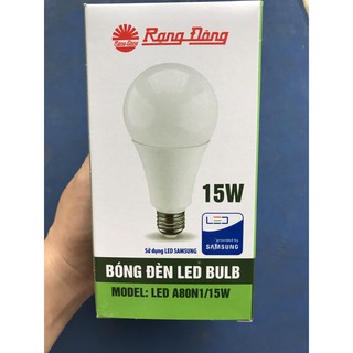 Combo 12 bóng led bubl Rạng Đông 15W