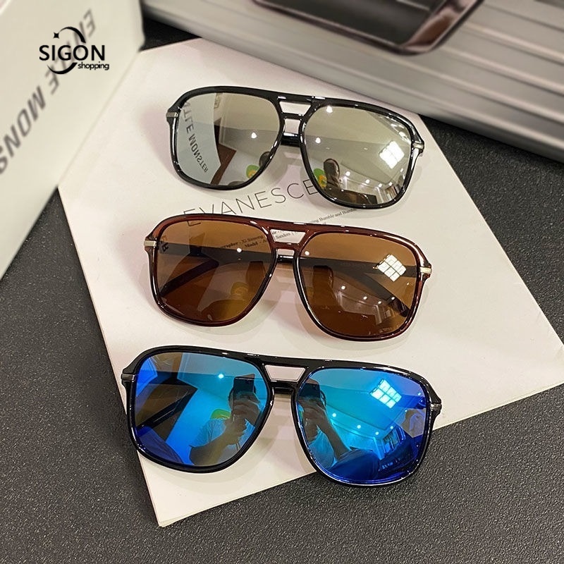 Kính Mát Phân Cực Phong Cách Retro Thời Trang Cho Nam