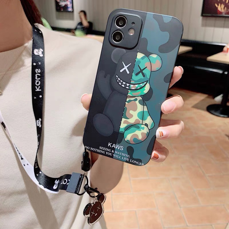 Ốp Lưng iPhone - Ốp iPhone Bape Silicon Full Hình Chìm
