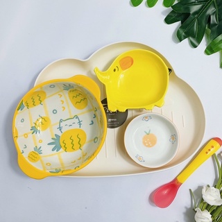 Bát ăn dặm gốm sứ cỡ lớn cho bé yêu từ 200ml đến 250ml