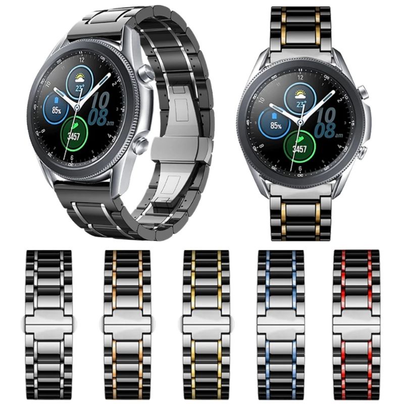 Dây đồng hồ Ceramic dành cho Samsung Galaxy Watch 3 41mm/ galaxy watch 3 45 mm