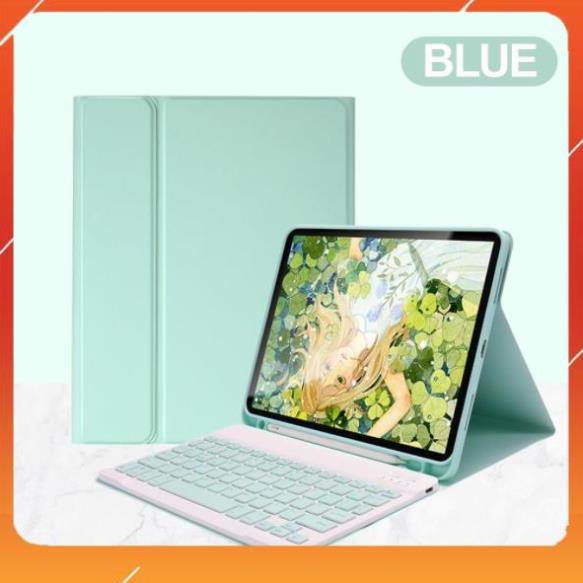 Bao da bàn phím ipad có ngăn đựng bút Silicon ốp ipad Air 4/Pro 11/10.5/9.7/Gen 5/6/7/8/9/10/Air 1/2/3/4/5