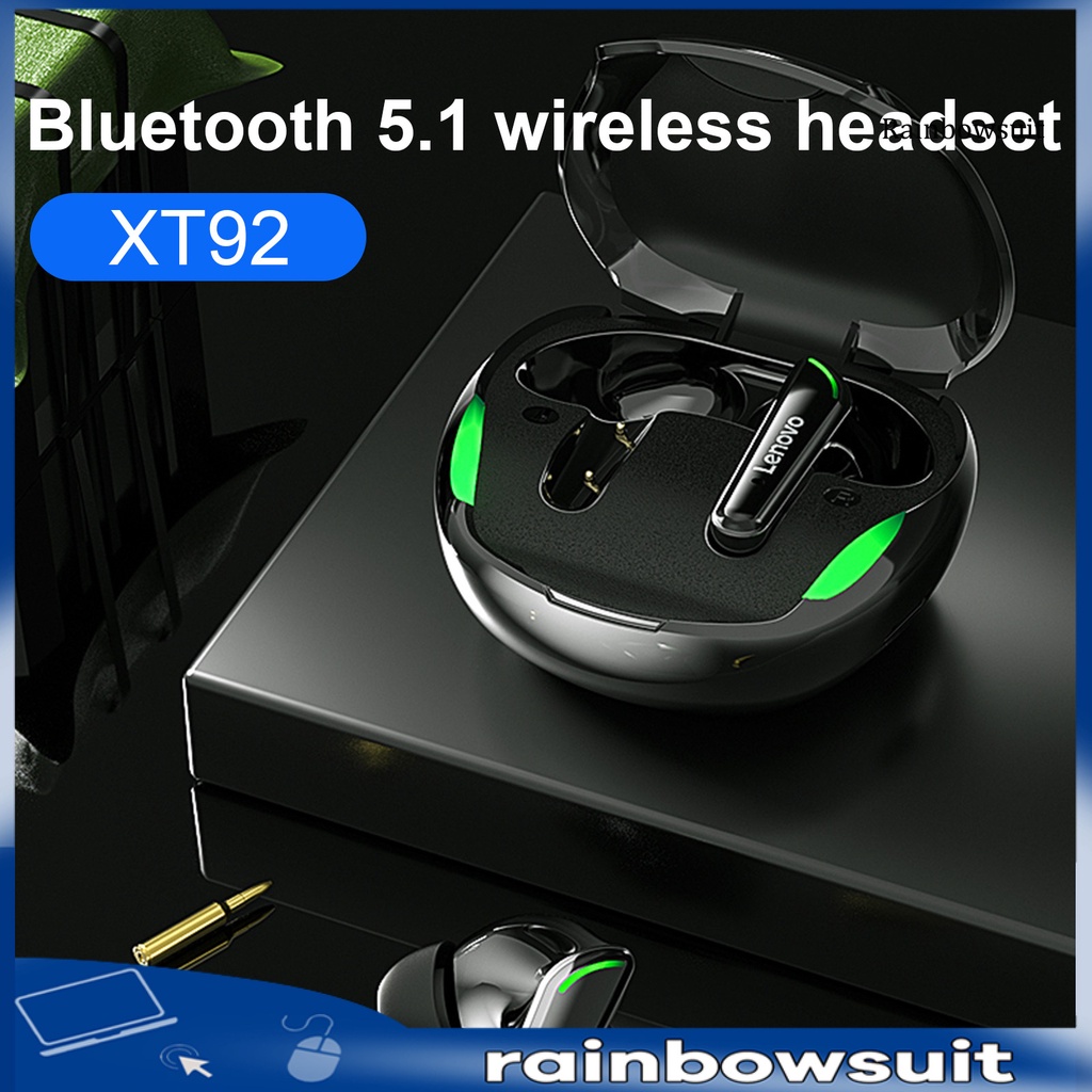 Tai Nghe Bluetooth Không Dây Âm Thanh Nổi BT5.1 Lenovo XT92 Cao Cấp