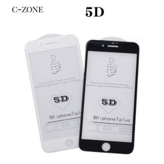 [Full Keo Tốt] Kính Cường Lực iPhone 7 Plus/ 8 Plus 5D FULL Viền Màu Cứng