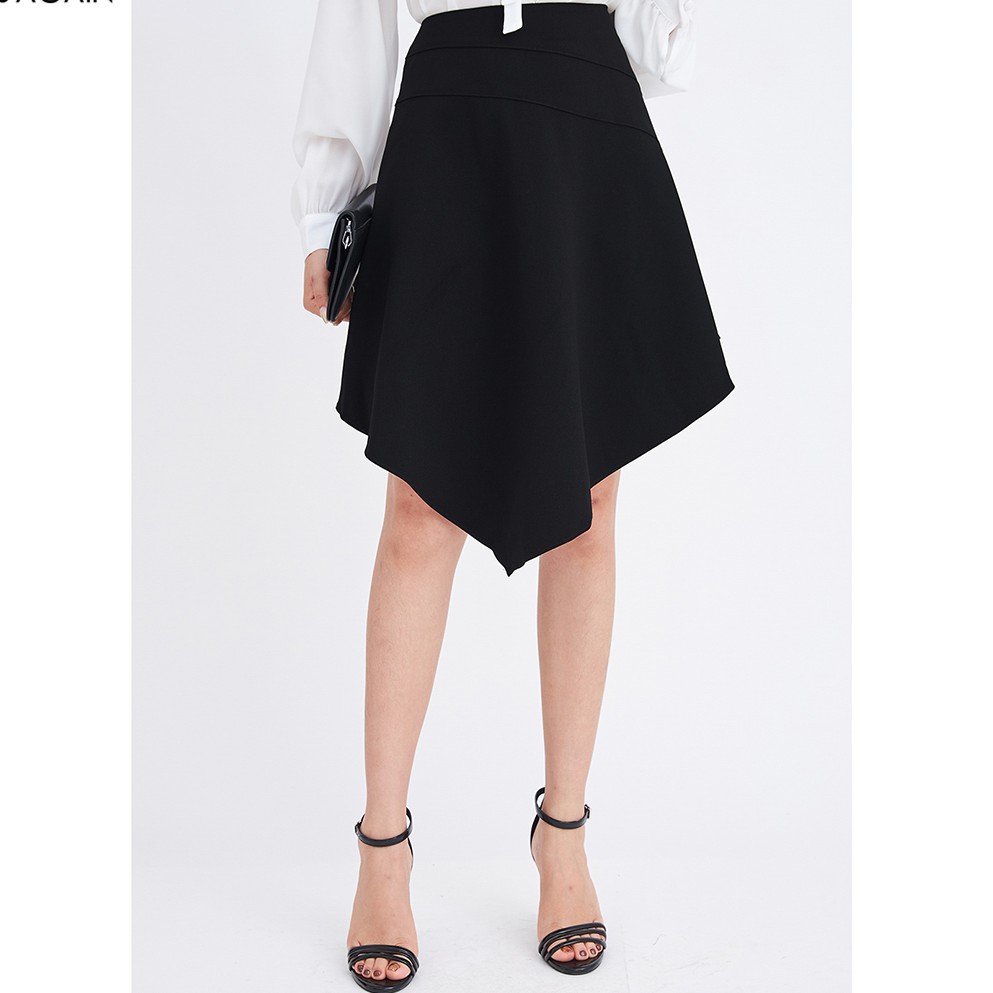 Chân váy dáng A 92WEAR xẻ vạt dập ly JAA0747 | BigBuy360 - bigbuy360.vn