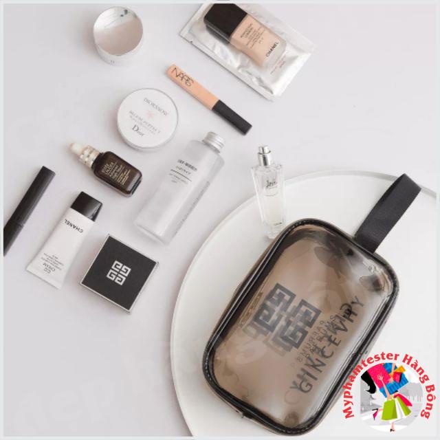 Túi nhựa trong suốt đựng mỹ phẩm, đồ cá nhân đi du lịch, đi biển chống nước, chống ẩm