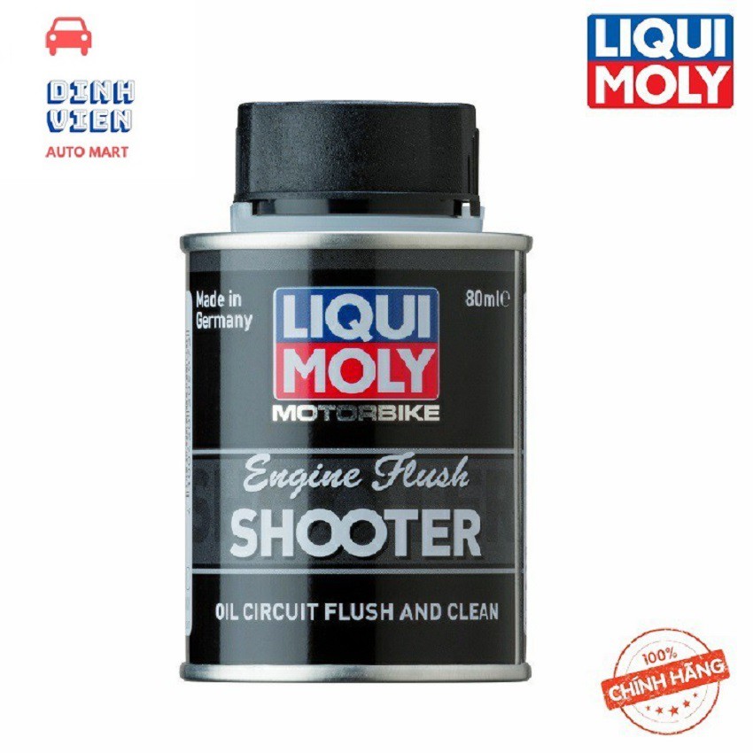 Súc Rửa Động Cơ 80ml - 7901 Liqui Moly Engine Flush Shooter Làm sạch chất cặn bã vượt trội, bảo dưỡng các chi tiết .