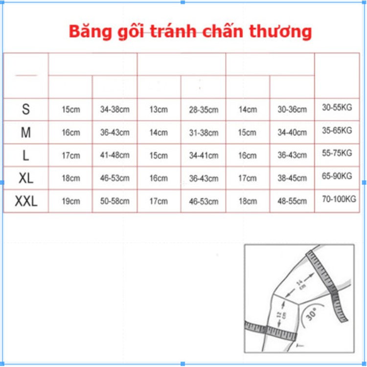 [ RẺ VÔ ĐỊCH ] Đôi Băng Bảo Vệ Đầu Gối Tập GYM Cao Cấp( 2 cái)