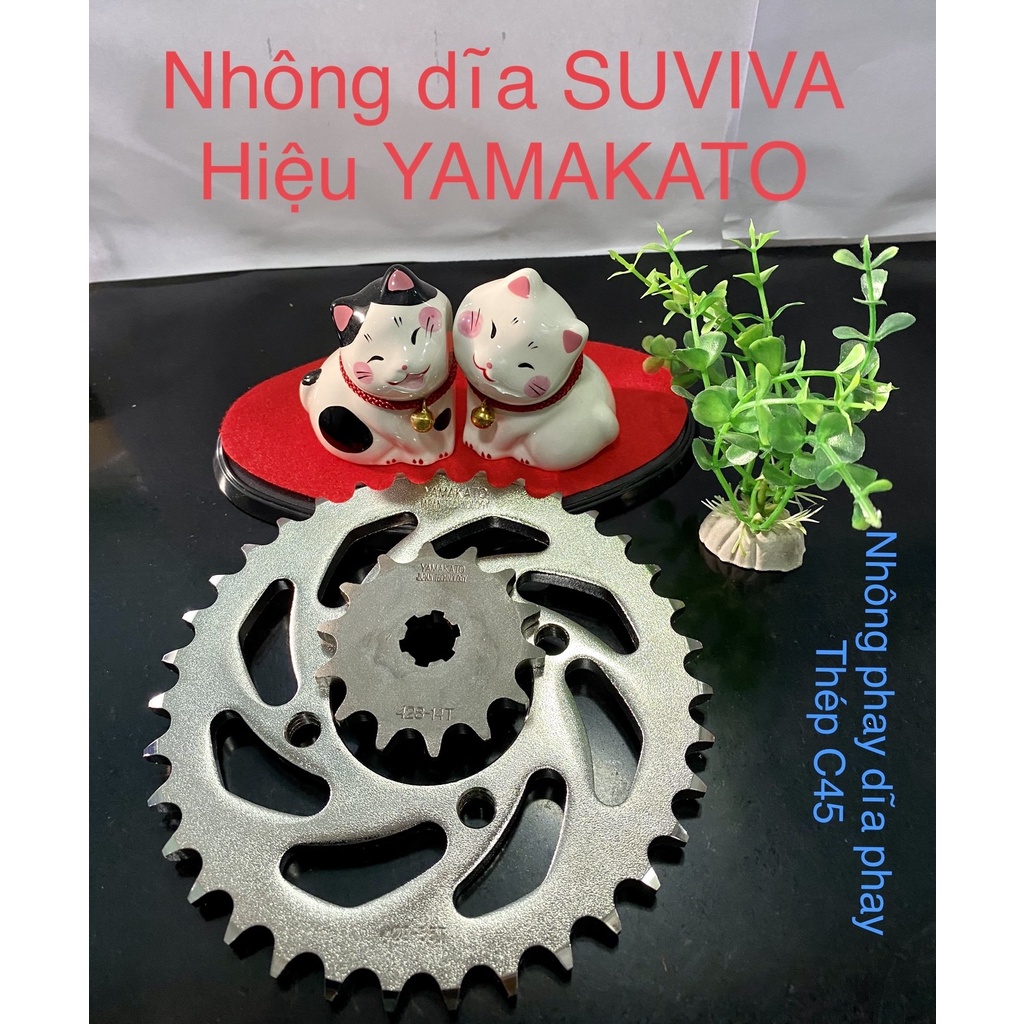 Bộ Yamakato dĩa, xích (sên), nhông phay Suzuki Viva