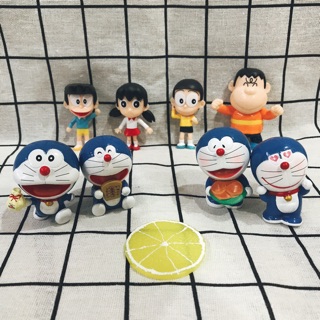Bộ Mô Hình Nhóm Bạn Doremon Doraemon