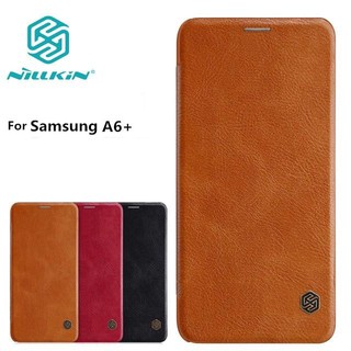 BAO DA SAMSUNG GALAXY A6 PLUS 2018 NILLKIN QIN CHÍNH HÃNG [NEW SALEOFF]