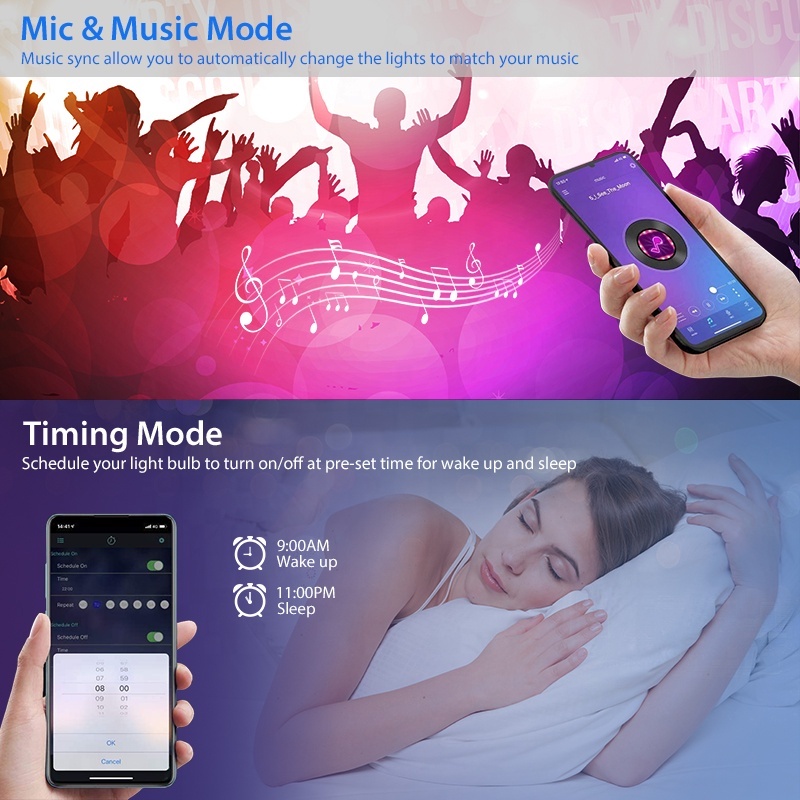 Dây Đèn Led Nháy Theo Nhạc Kết Nối Wifi TUYA 16 Triệu Màu, Điều Khiển Qua APP + Remote RGB 5M, 10M